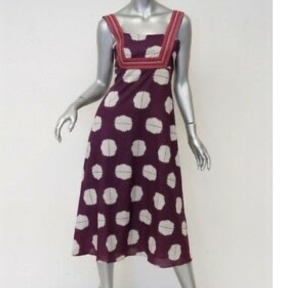 Tory Burch sundress/ block print with woven straps